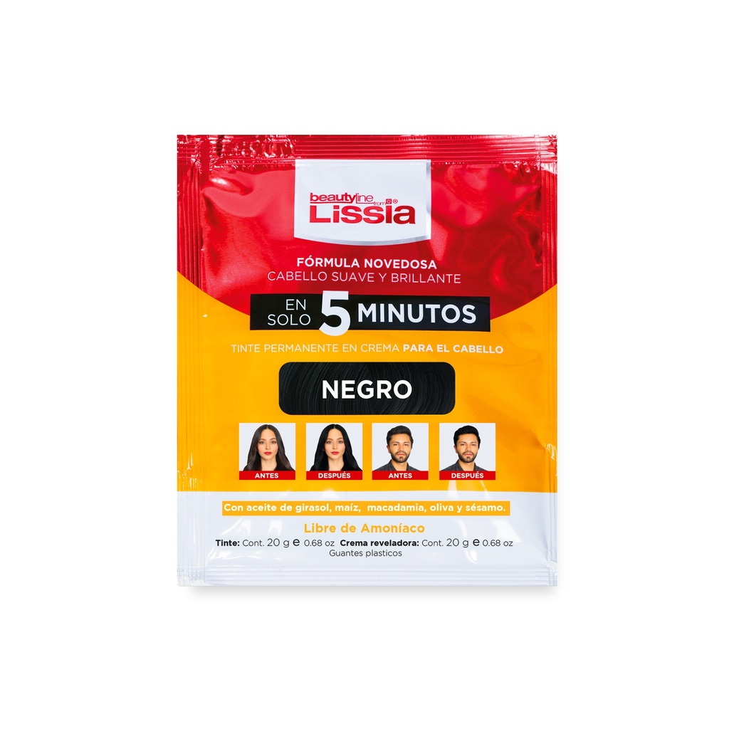 TTE. EN SOLO 5 MINUTOS NEGRO *20G *24UNDS B.LINE